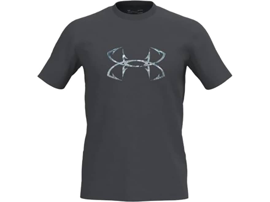 Under Armour Men's UA Fish Hook Logo T-Shirt Halo Gray Medium