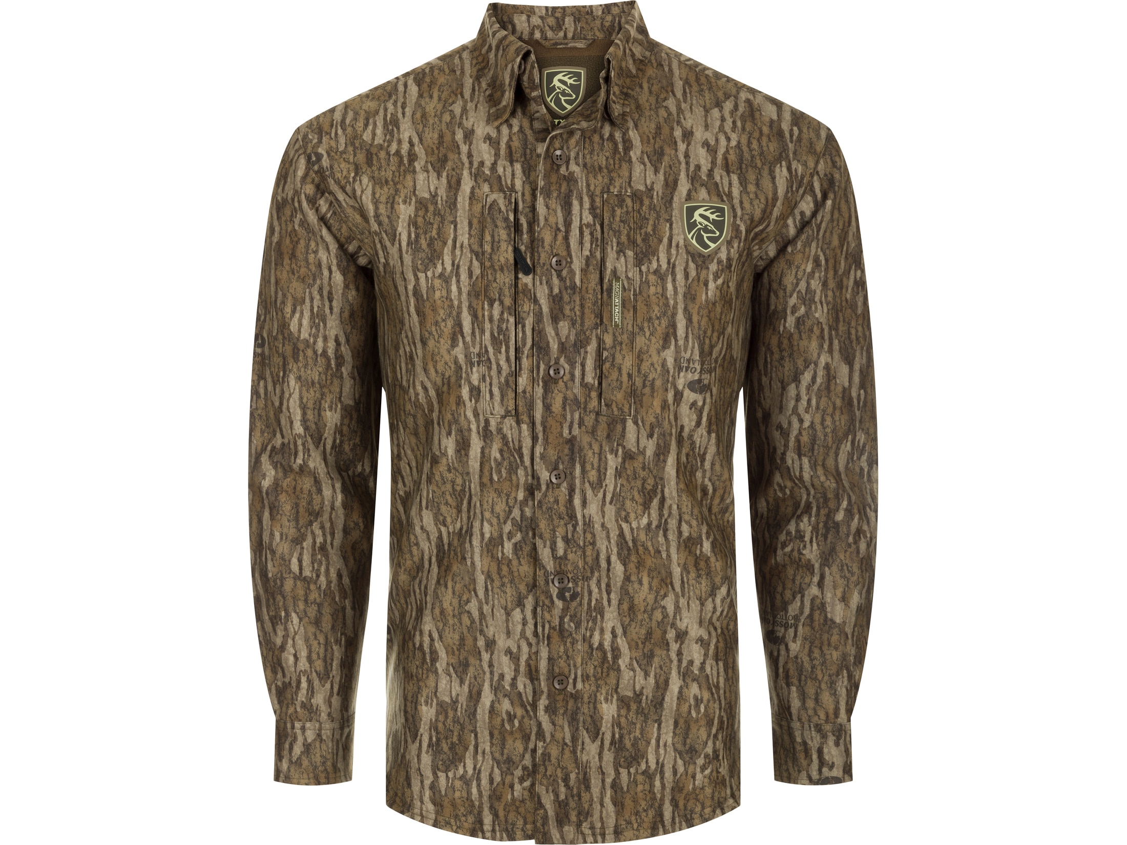 Drake Men's Non-Typical MST Microfleece Softshell Shirt Mossy Oak