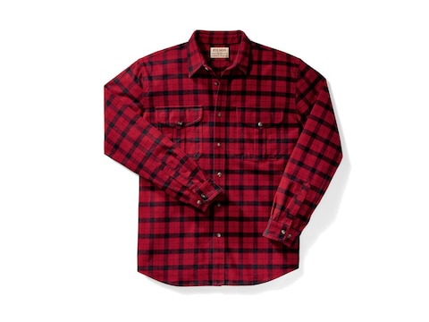 Filson Men's Alaskan Guide Flannel Long Sleeve Shirt Cotton