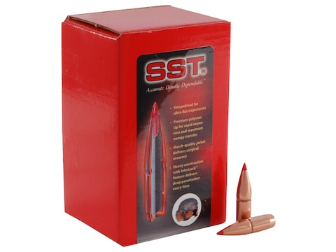 Hornady SST Bullets 30 Caliber (308 Diameter) 180 Grain InterLock Polymer Tip Spitzer B...
