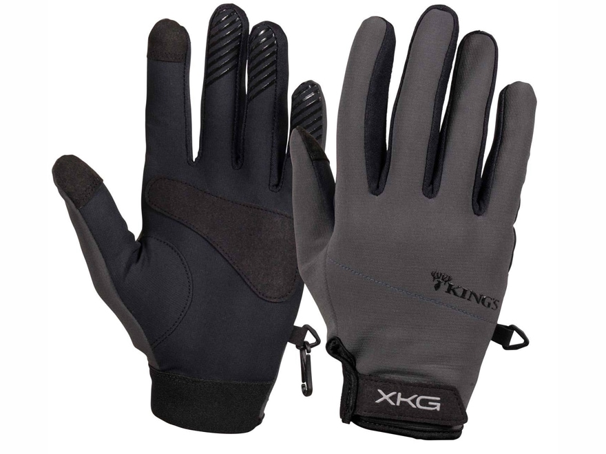 King's Camo Men's XKG Mid Weight Gloves Poly Dark Khaki Medium