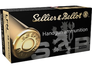 Sellier & Bellot Ammunition 38 Special 158 Grain Flat Nose
