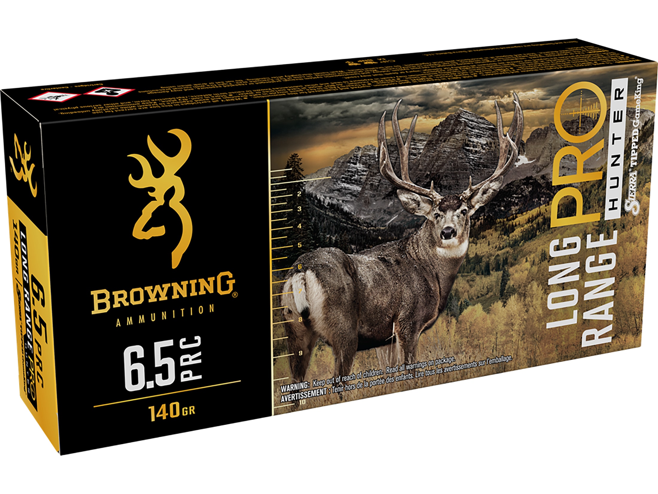 Browning Long Range Pro Hunter 6.5 PRC Ammo 140 Grain Sierra