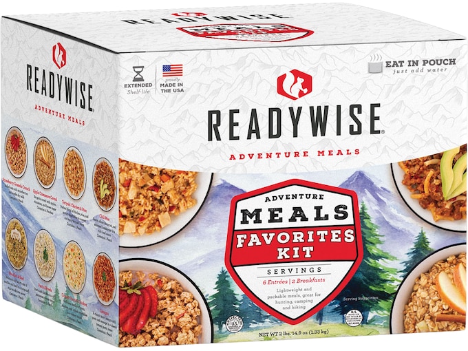 ReadyWise Camping Favorites 72 Hour Freeze Dried Food Kit