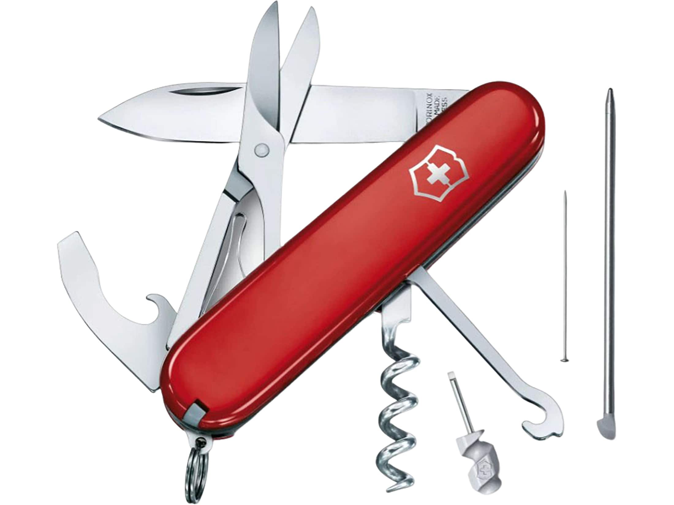 Victorinox Swiss Army Compact Pocket Knife Drop Point Ss Polished