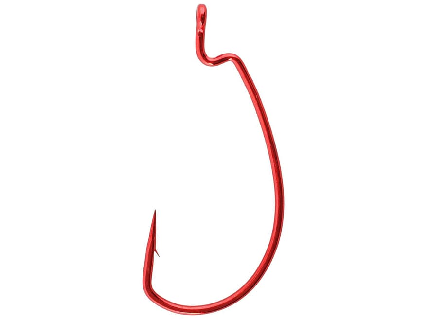 Gamakatsu Superline Extra Wide Gap Offset Worm Hook #3/0 Black 25PK