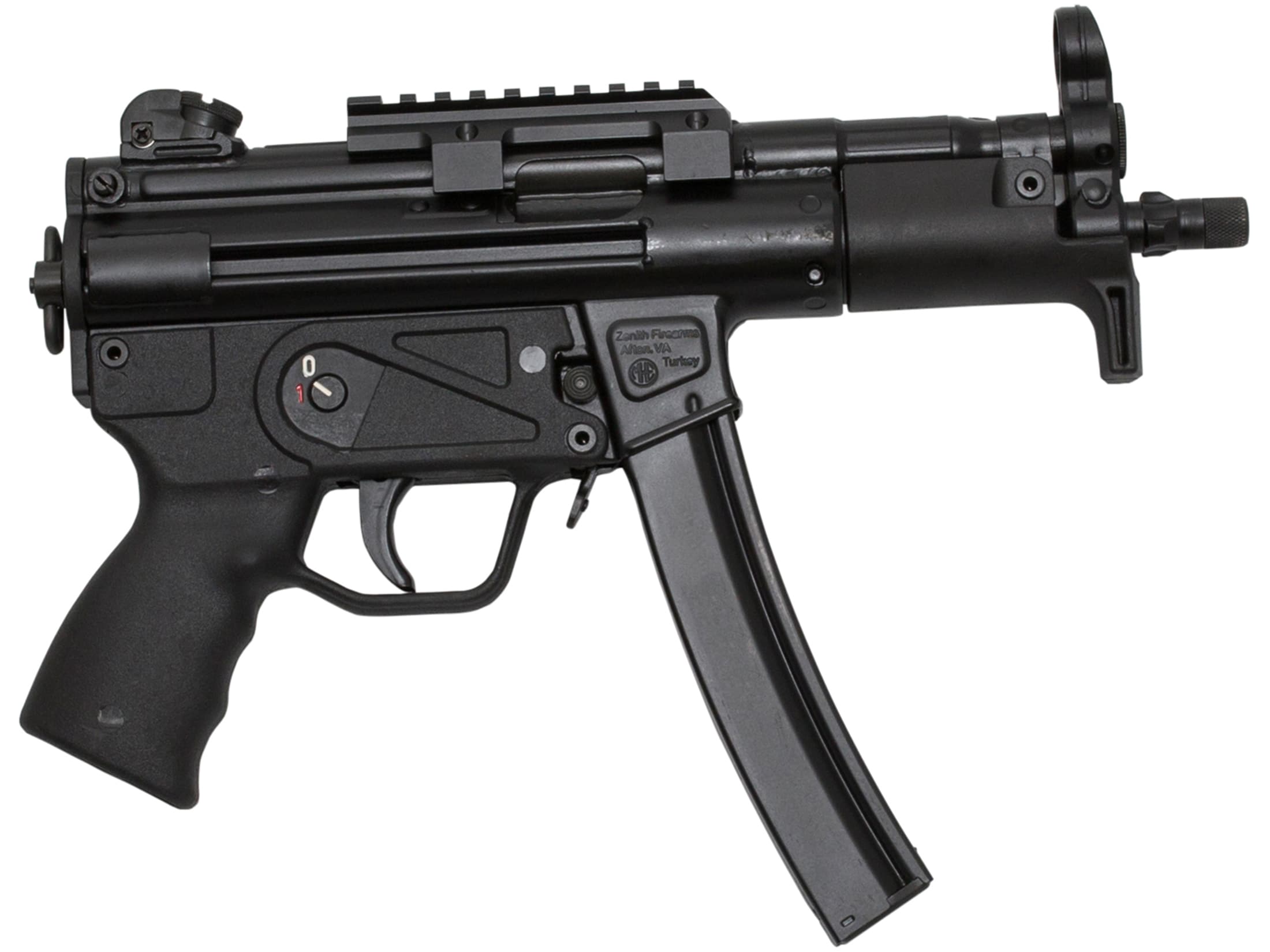 Zenith Z-5P 9mm Luger Pistol 5.8 Barrel 30 +1 Round Black