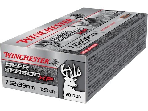 Winchester Deer Season Xp Ammo 7 62x39mm 123 Grain Extreme Point