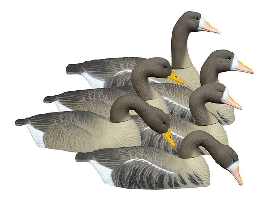 Higdon Full Size Half Shell Specklebelly Goose Decoy Polymer 6PK