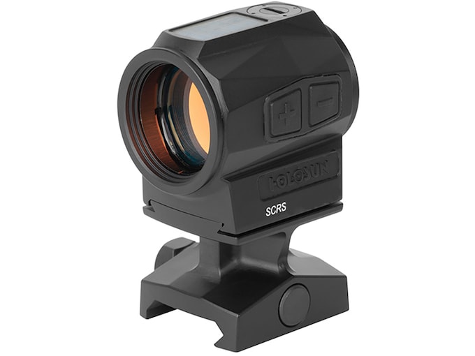 Holosun SCRS-GR-MRS Red Dot Sight Multi-Reticle Green Solar/Battery Powered Matte Black