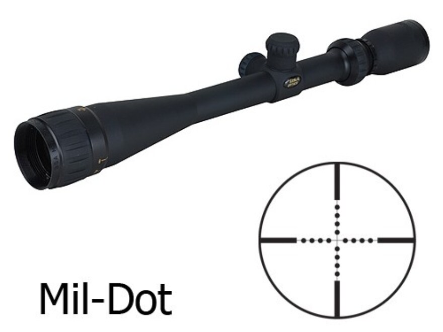 BSA Contender MilDot Target Rifle Scope 624x 40mm Adjustable
