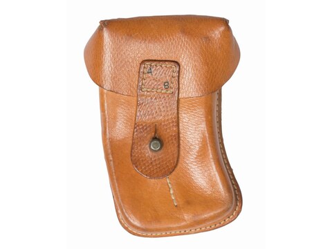 Military Surplus Czech Scorpion Magazine Pouch Grade 2 Leather