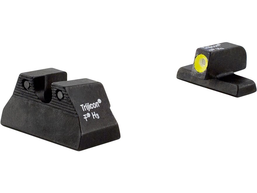 Trijicon HD Night Sight Set HK P2000 Steel Matte 3Dot Tritium Green
