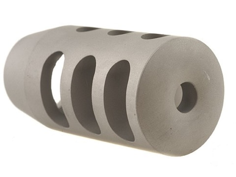 Holland's Quick Discharge Muzzle Brake 3/4"-28 Thread .775"-.850" Barrel Tapered Stainl...