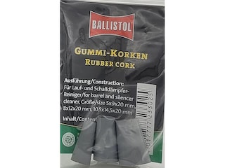 Ballistol Suppressor Cleaner Rubber Cork 3 Piece Set