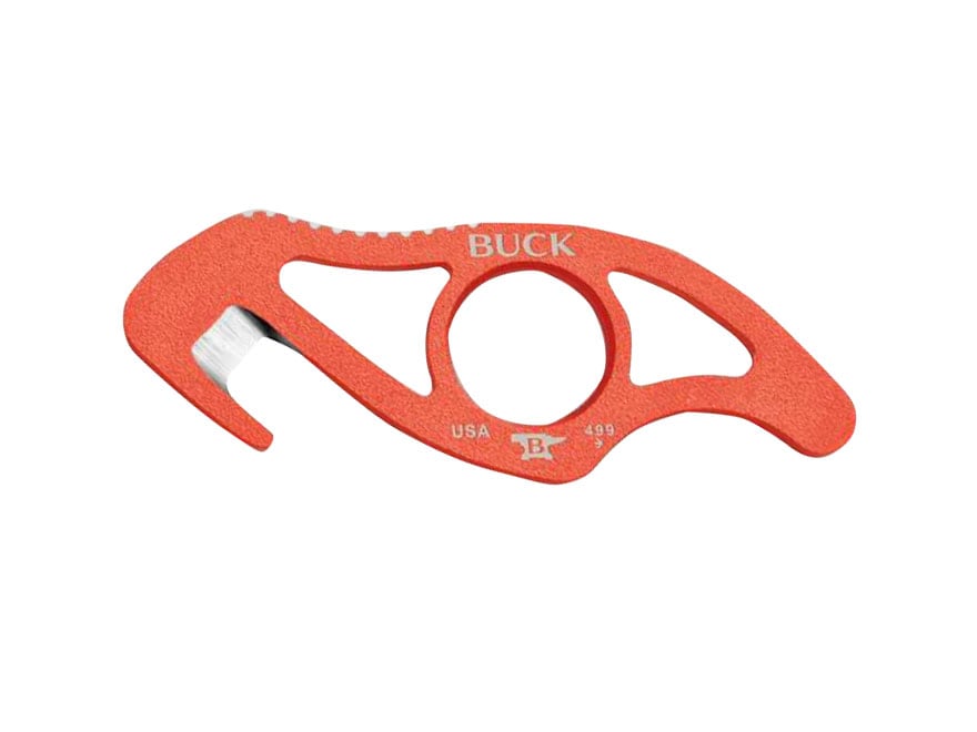 Buck 499 PakLite Gut Hook 420HC SS Black Traction Coating