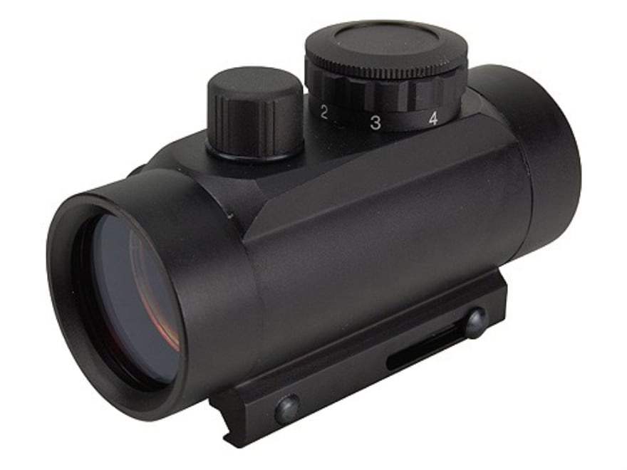 NcStar Tactical Red Dot Sight 30mm Tube 1x 3 MOA Dot Integral