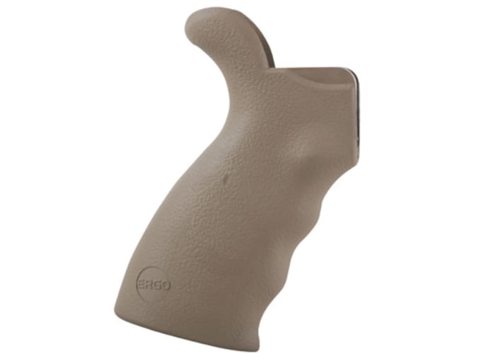 ERGO SureGrip Gen 2 AR-15, AR-10, LR-308 Pistol Grip Overmolded Rubber Flat Dark Earth