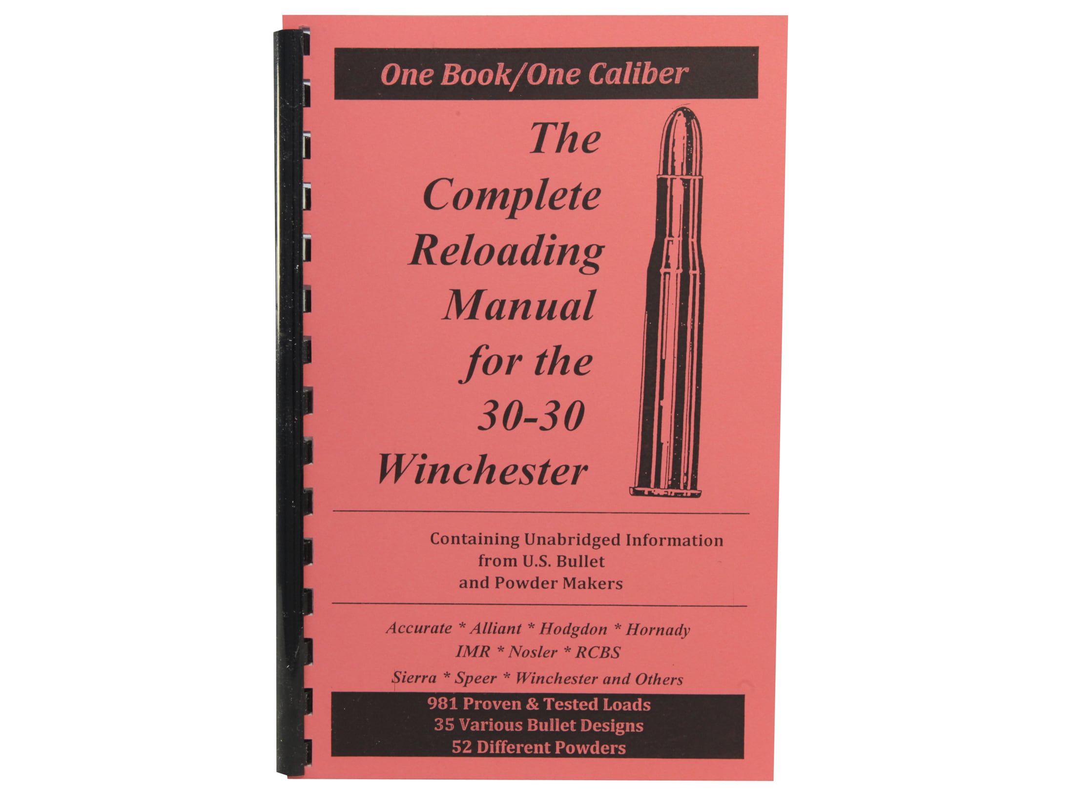Loadbooks USA 30-30 Winchester Reloading Manual