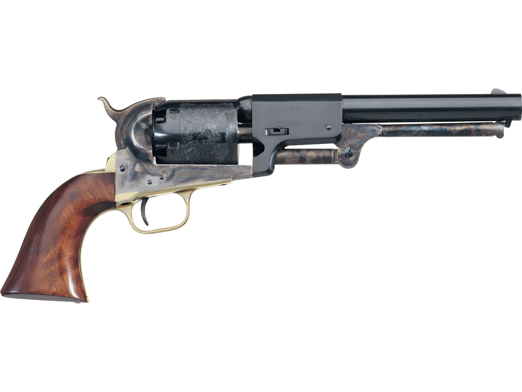 Uberti 1848 3rd Model Dragoon Black Powder Revolver 44 Cal 7.5 Blued