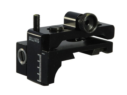 Williams 5D-AG Aperture Rear Sight Rimfire Dovetail Grooved Receivers Aluminum Black