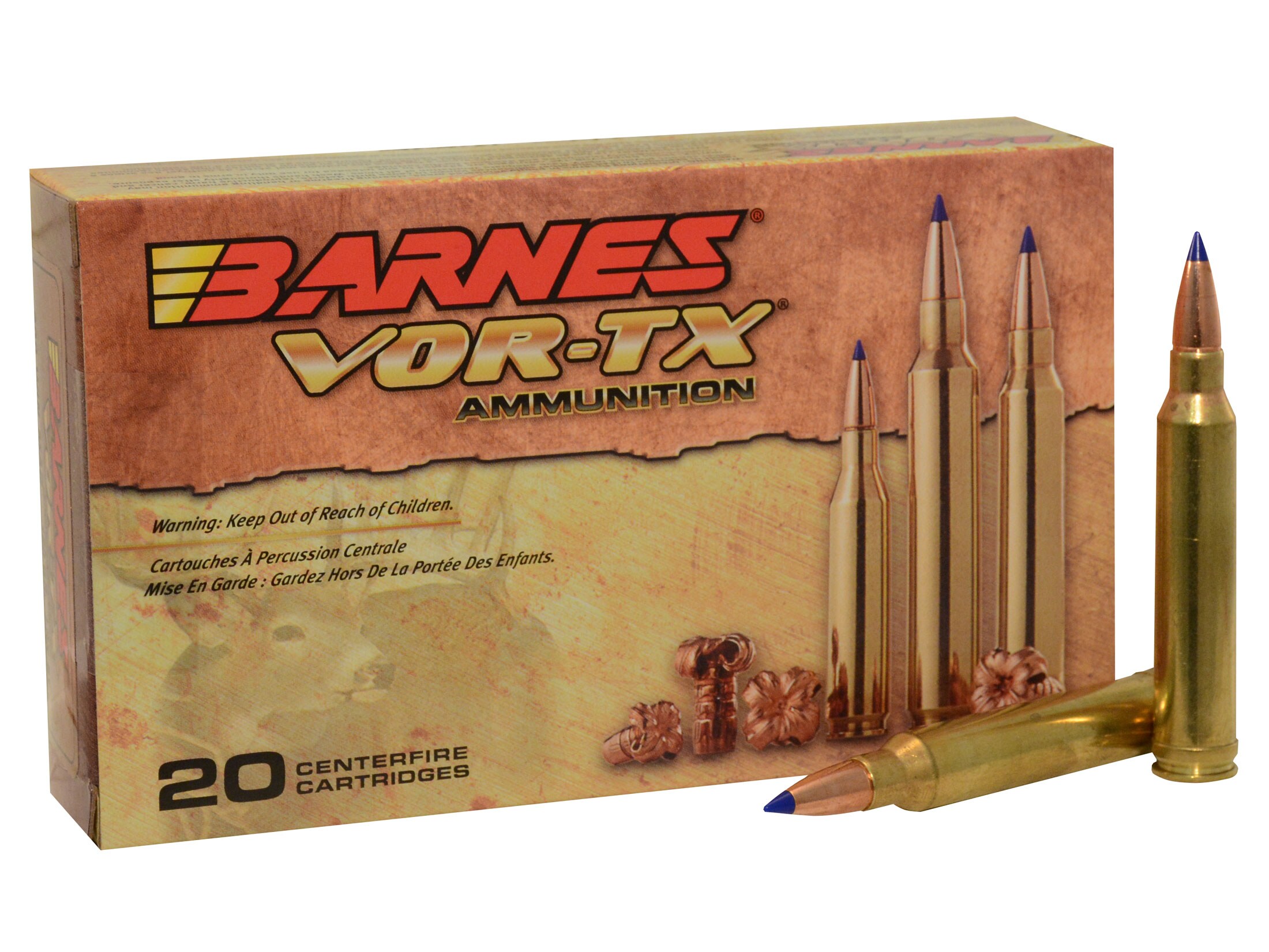 Barnes VOR-TX 300 Winchester Mag Ammo 190 Grain Barnes Long Range X