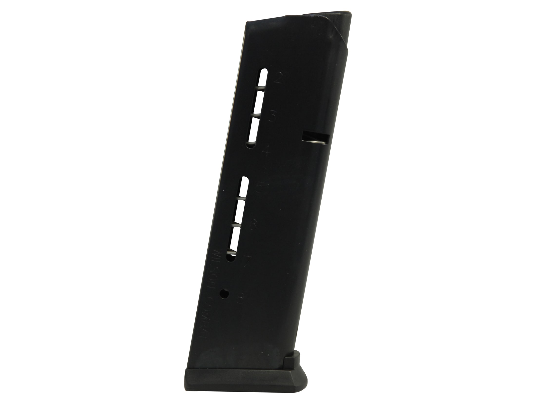 Wilson Combat Elite Tactical ETM 1911 Government, Commander Magazine with Base Pad 45 ACP 8-Round Black