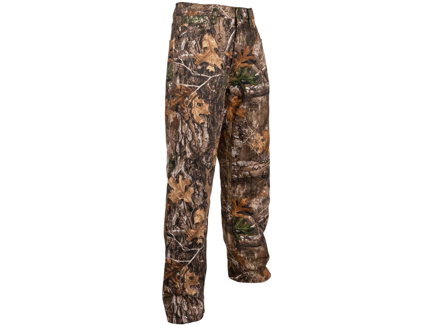 flannel lined camo jeans