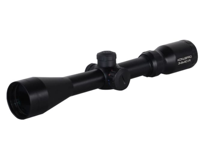 Konus 550 Rifle Scope 1" Tube 3-9x 40mm Illuminated Ballistic Plex Reticle Matte Black