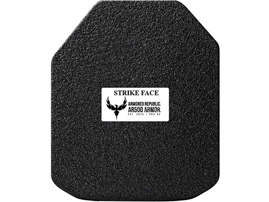 AR500 Body Armor Stand Alone Ballistic Plate III+ Right Hand Shooter's