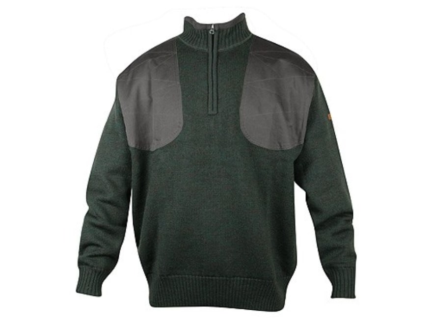 Beretta Wind Barrier Northeastern 1/4 Zip Sweater Wool Brown Medium