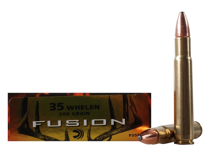 Federal Fusion Ammunition 35 Whelen 200 Grain Spitzer Boat Tail Box of 20