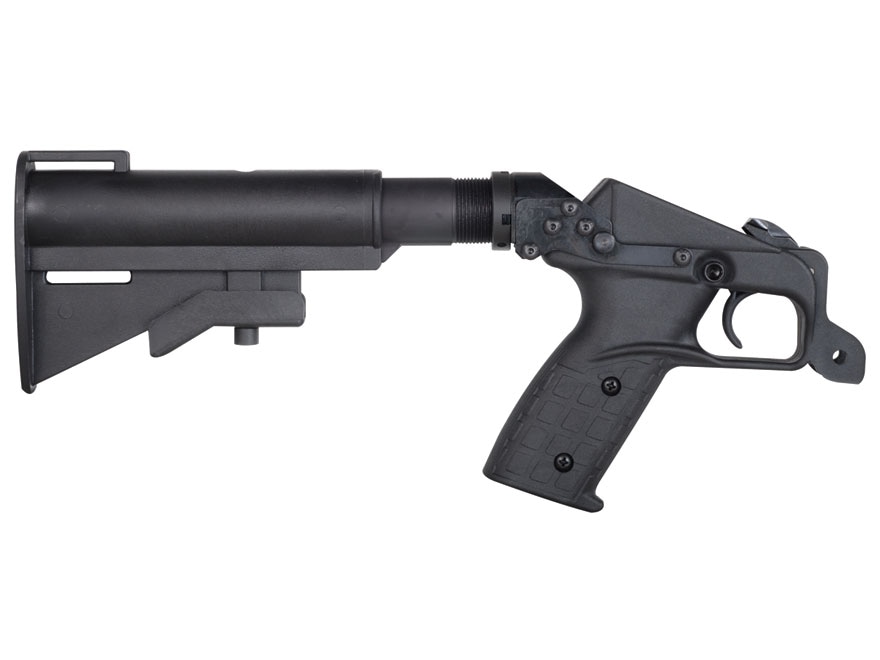 The Kel-Tec Pistol Grip and AR-15 Stock Adapter allows the shooter to trans...