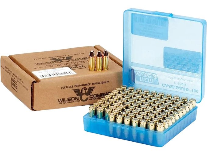 Wilson Combat Bill Wilson Signature Match/Training 9mm Luger Ammo 135 Grain Flat Nose Box of 100