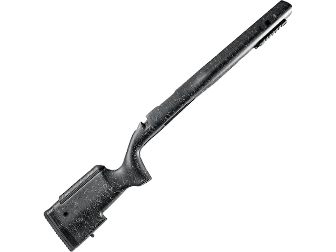 Christensen Arms BA Tactical Carbon Fiber Stock for Remington 700 Short Action Black with Gray Webbing
