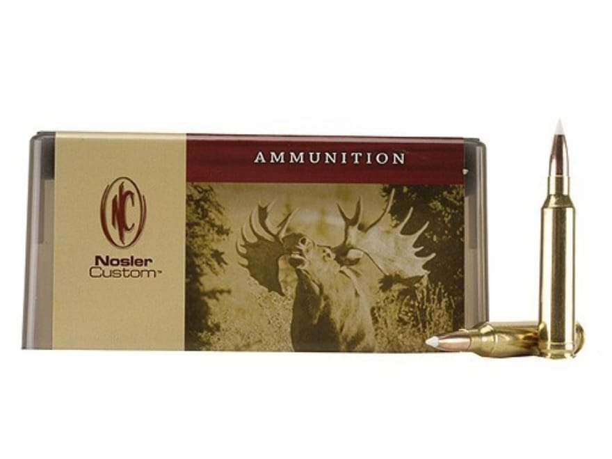 Nosler Custom Ammo 7mm Remington Mag 160 Grain AccuBond Spitzer Box of