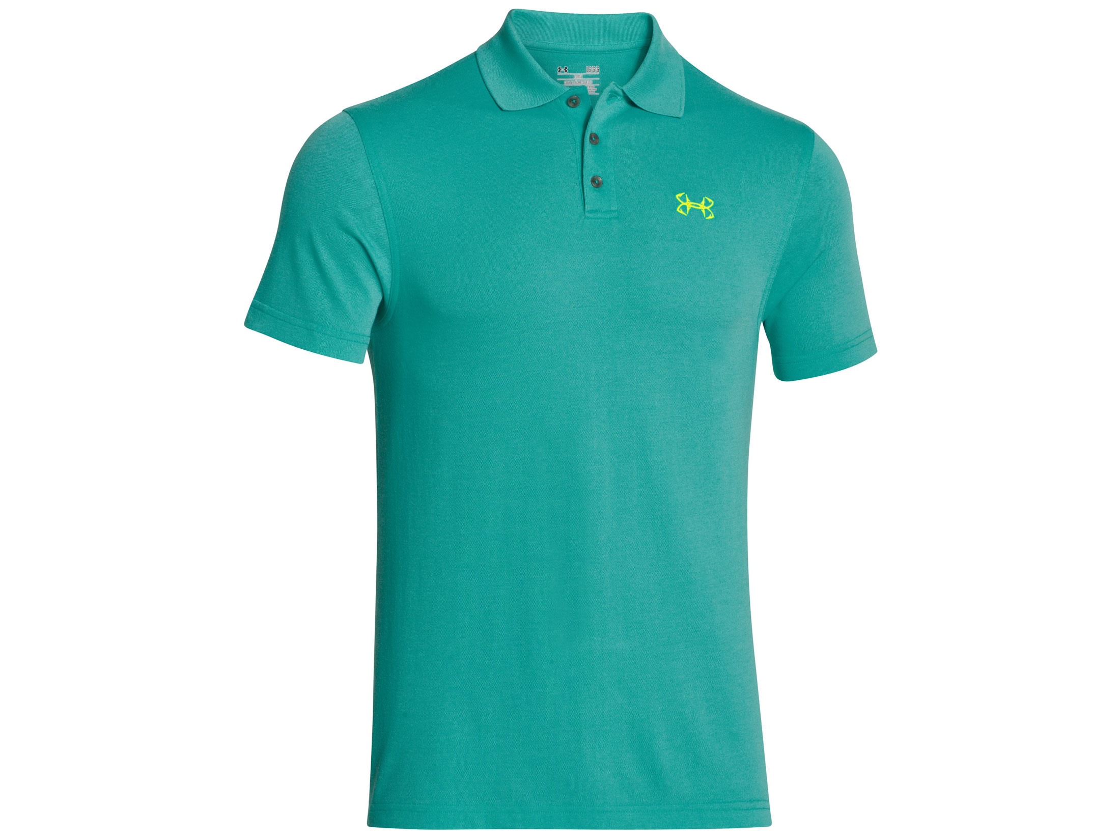 Under Armour Men's Fish Hook Polo Shirt Short Sleeve Polyester Gazebo