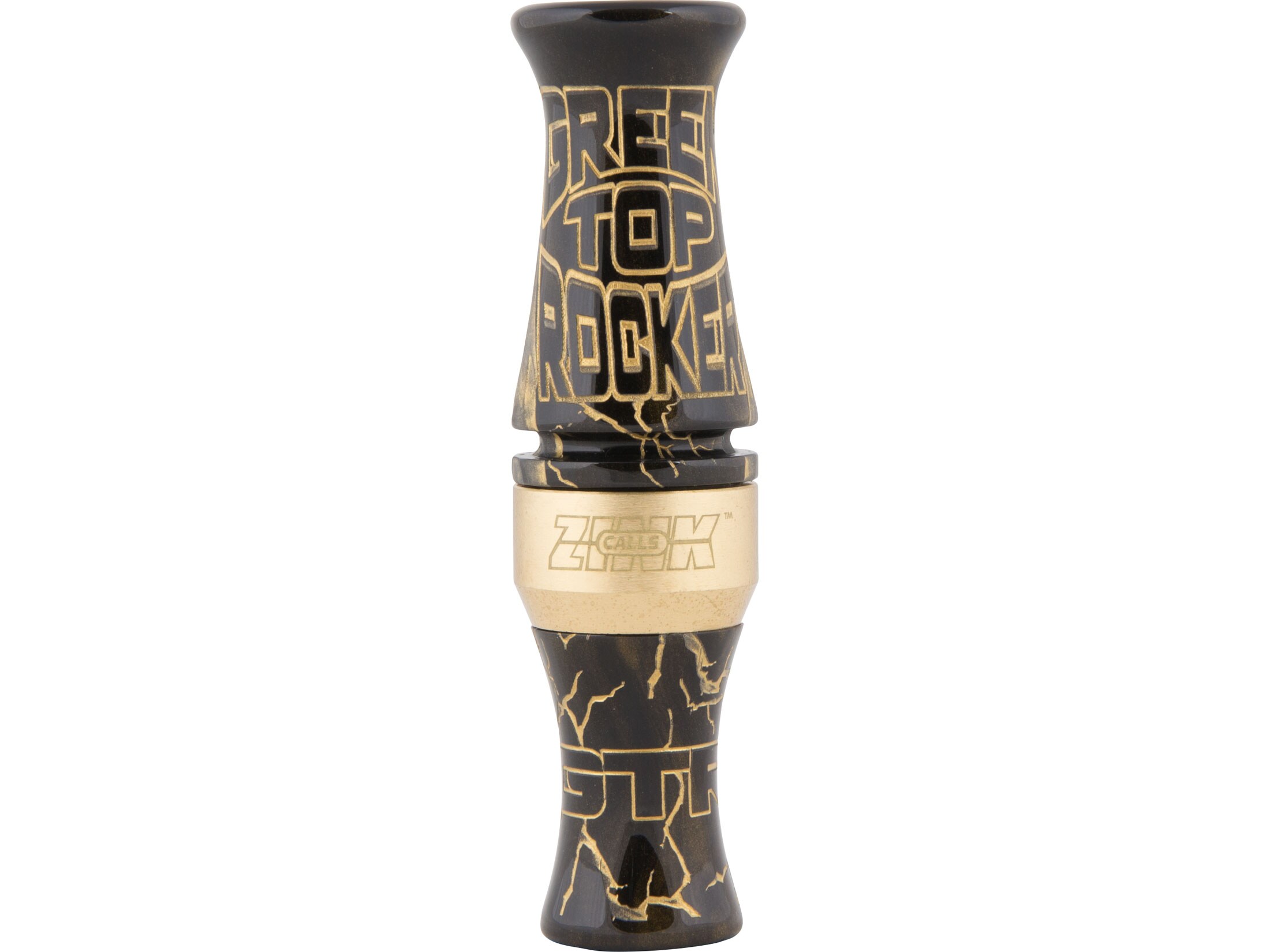 Zink Green Top Rocker Single Reed Acrylic Duck Call Green Envy