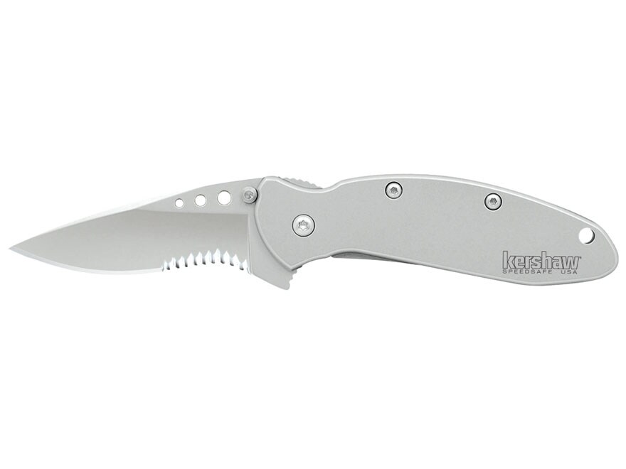 Kershaw Scallion Assisted Opening Folding Knife 2.4 Serrated Drop
