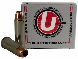 Underwood Ammunition 44 Remington Magnum 180 Grain Hornady XTP Jacketed Hollow Point Box of 20