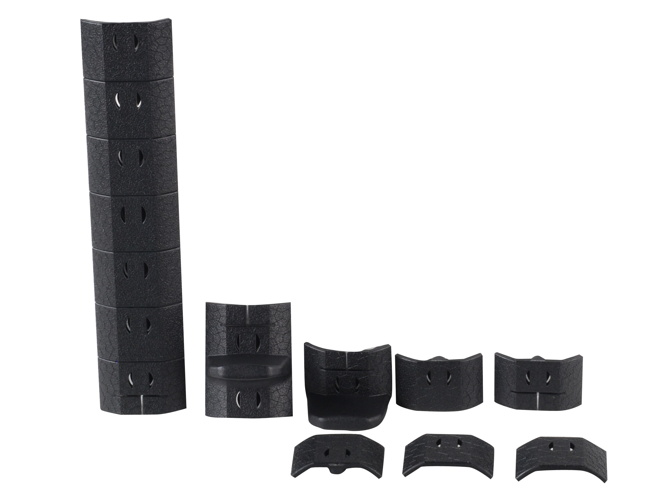 Noveske Polymer Accessory Panel NSR Handguards 7-Piece Polymer Black