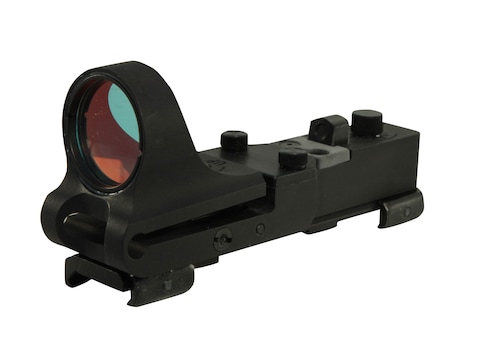 C-More Railway Reflex Sight 6 MOA Red Dot with Click Switch and Integral Picatinny Moun...