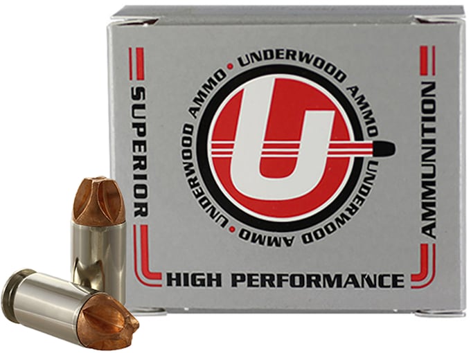 Underwood Xtreme Defender 45 ACP +P Ammo 135 Grain Lehigh Xtreme Defense Fluted Lead Free Box of 20