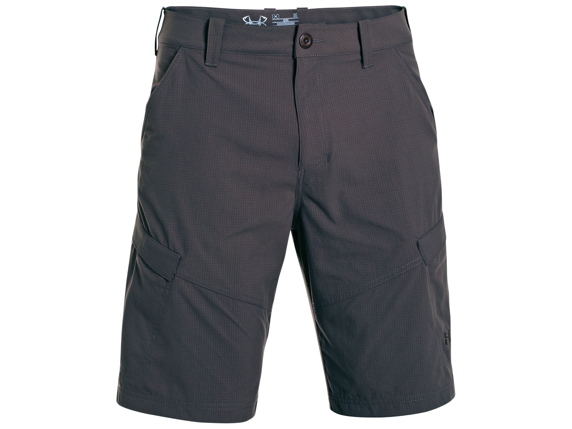 Under Armour Men's UA Guide Cargo Shorts Nylon Battleship 40 Waist