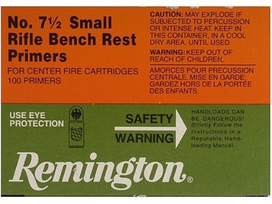 Remington Small Rifle Bench Rest Primers #7-1/2