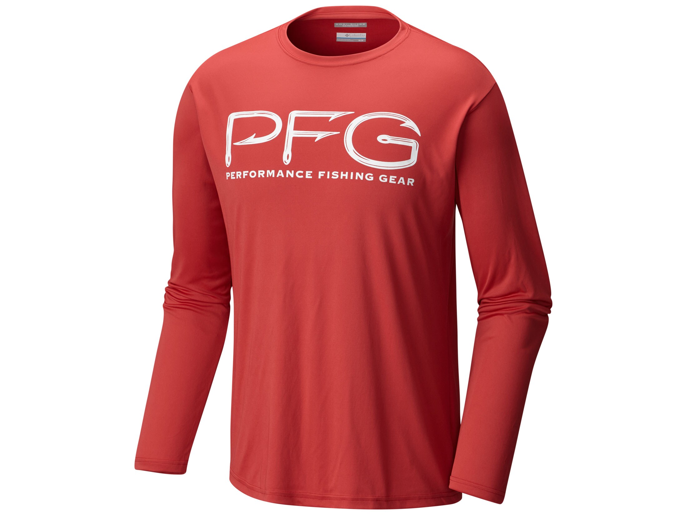 Columbia Men's PFG Terminal Tackle Hooks Shirt Long Sleeve Polyester