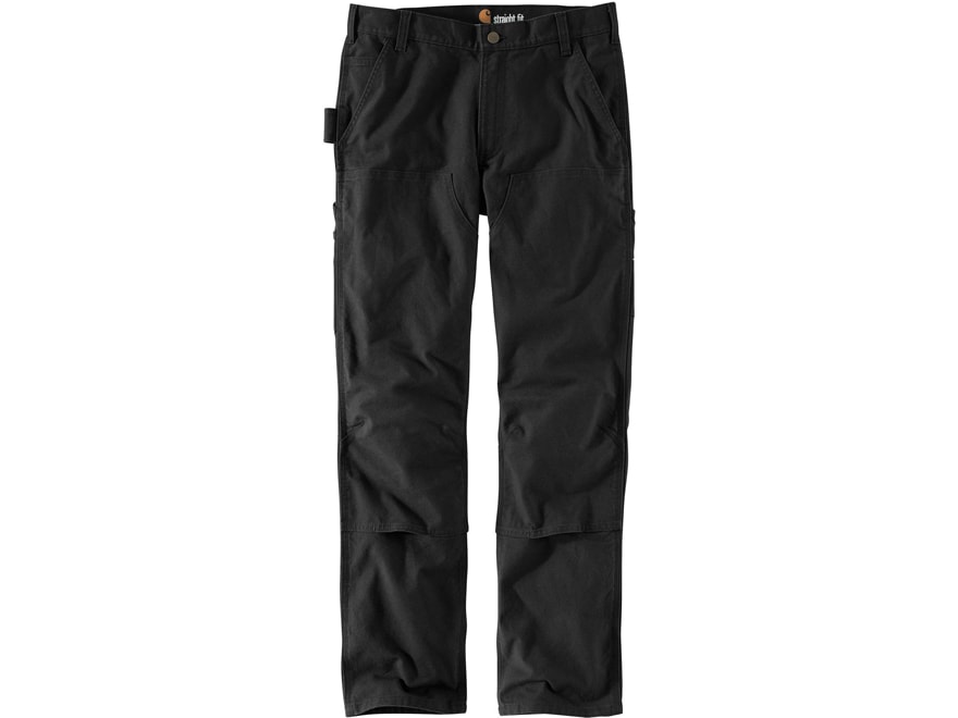 Carhartt Men's Rugged Flex Relaxed Fit Duck Double Front Pants Black