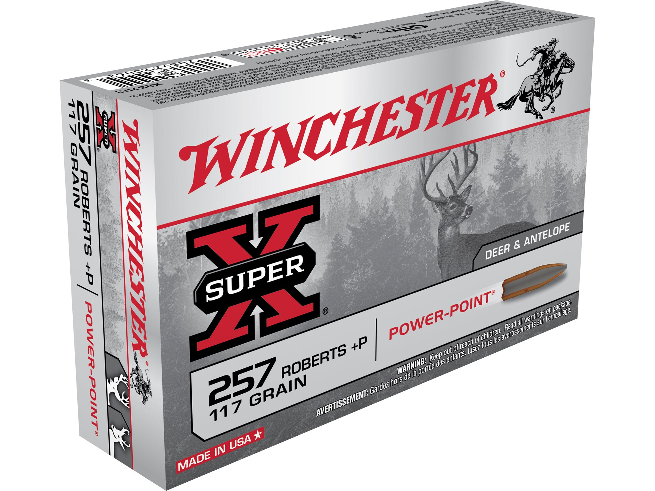 Winchester Super X 257 Roberts +P Ammo 117 Grain Winchester