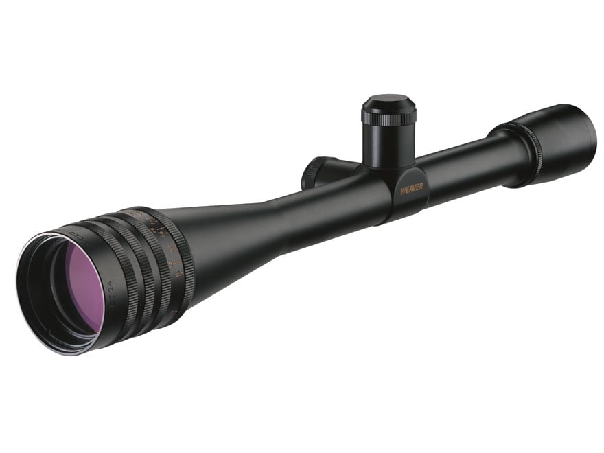 Weaver T-Series Rifle Scope 24x 40mm Adjustable Objective 1/8 MOA Dot