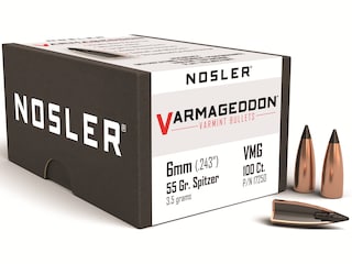 Product Comparison for Nosler Varmageddon 6mm, 243 Caliber (243 ...